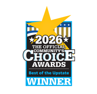 Best Of The Upstate 2026 Community's Choice Award Badge