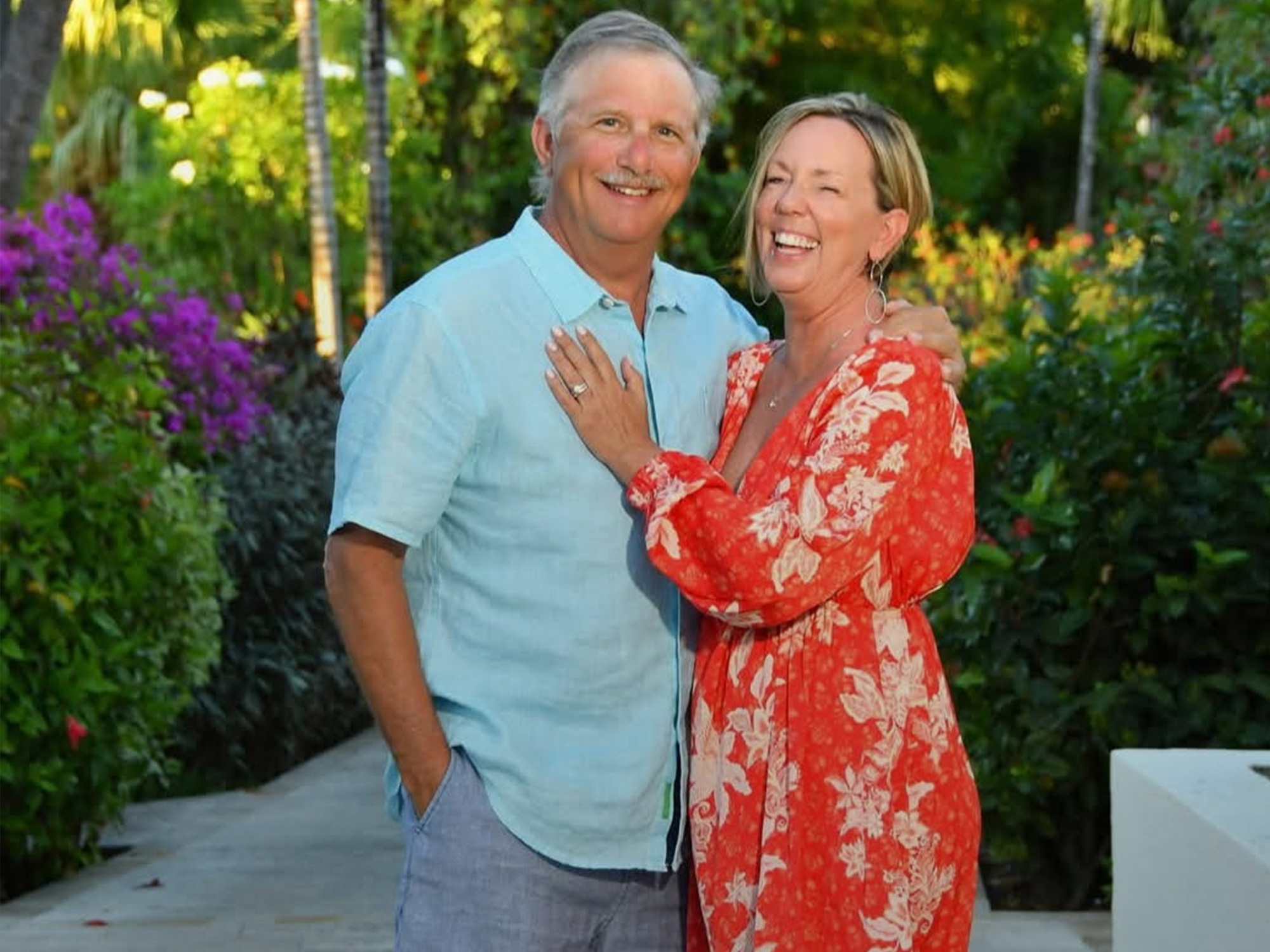 Dr. Kisella and his wife - outside of the office