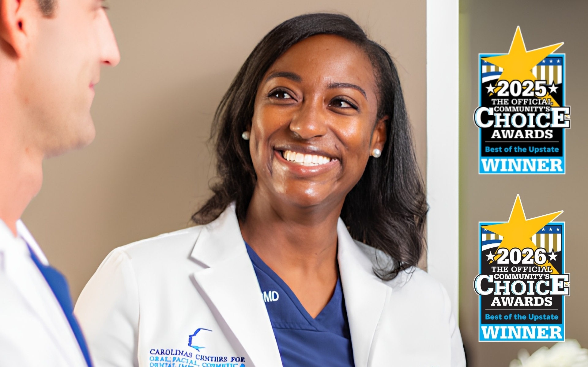 Dr. Danielle Gill, DMD (Board-certified oral and maxillofacial surgeon) and best of upstate winner for 2025 and 2026.