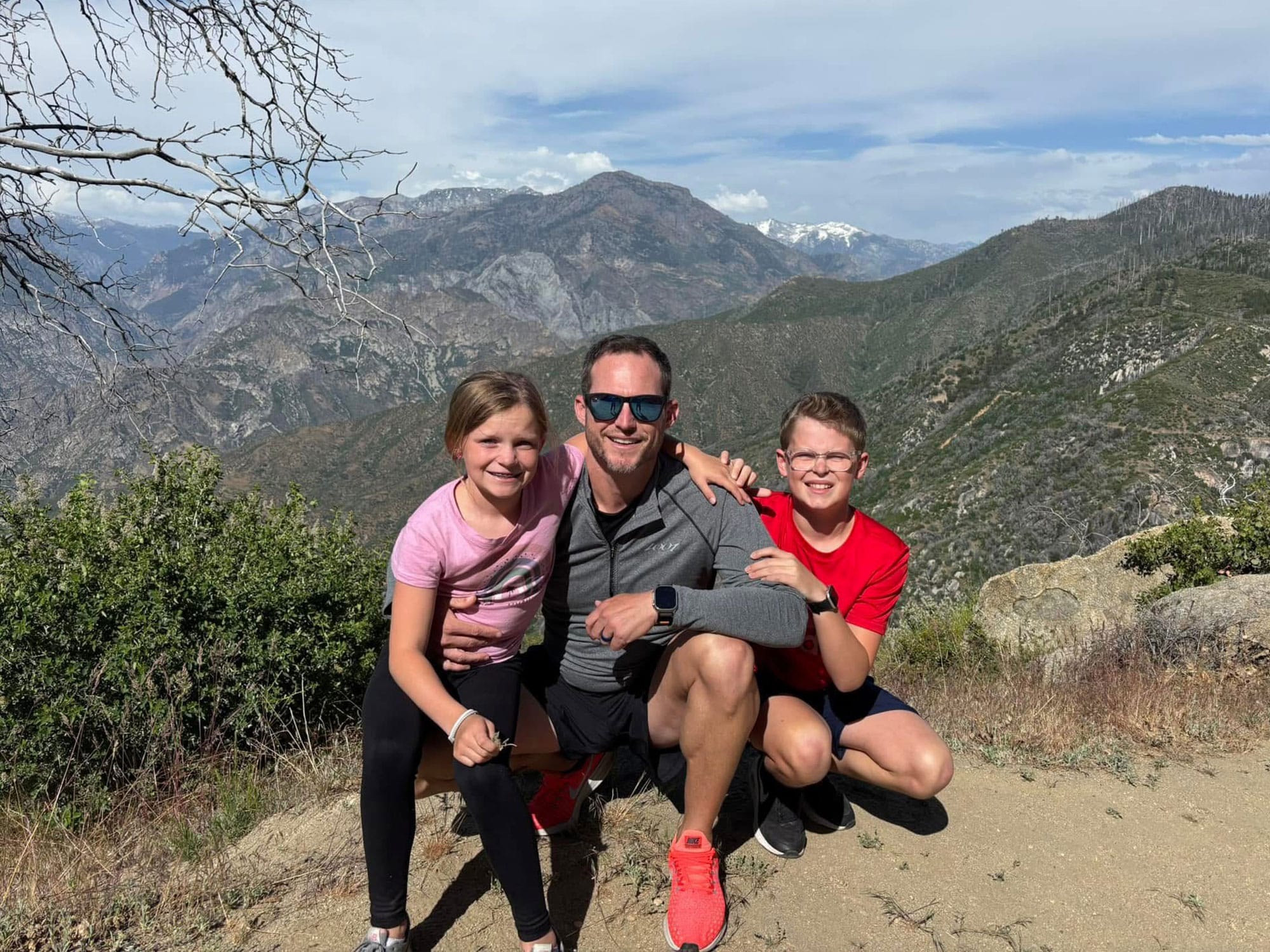 Ken Taylor and 2 children - Ken Taylor, Nurse Anesthetist at CCOFS in South Carolina