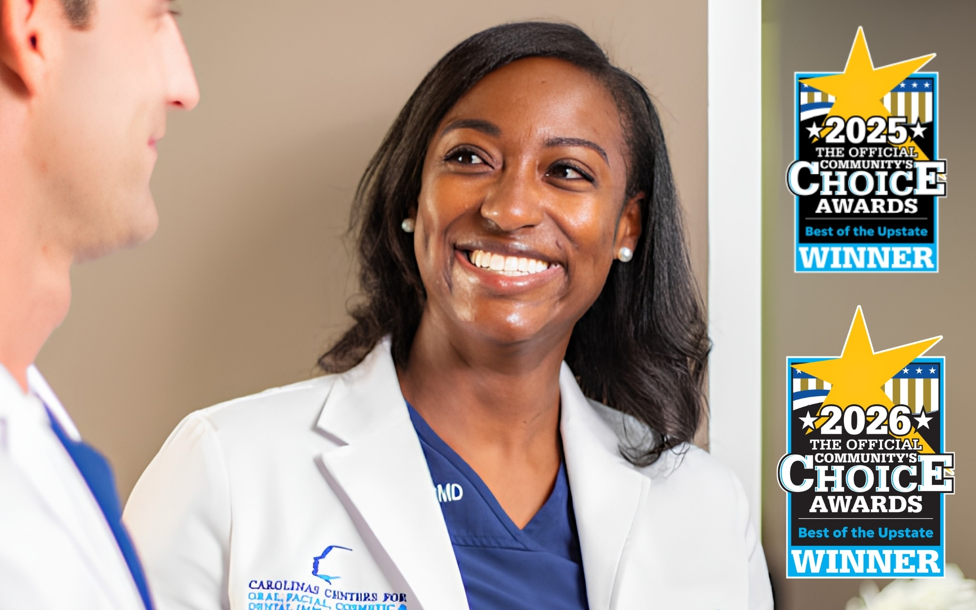 Dr. Danielle Gill, DMD (Board-certified oral and maxillofacial surgeon) and best of upstate winner for 2025 and 2026.