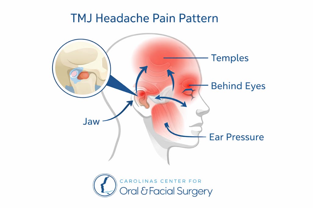 TMJ Headache Pain Pattern
